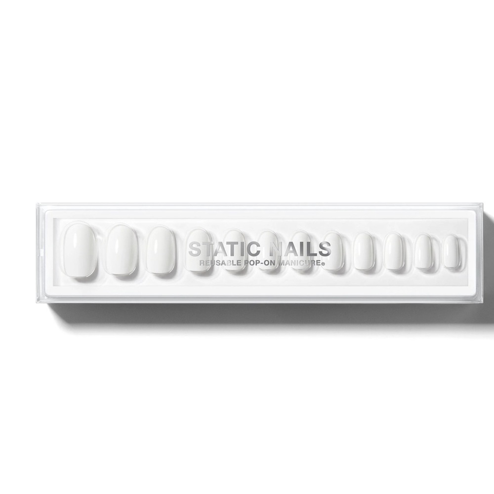 NEW Static Nails Canvas (White) Round